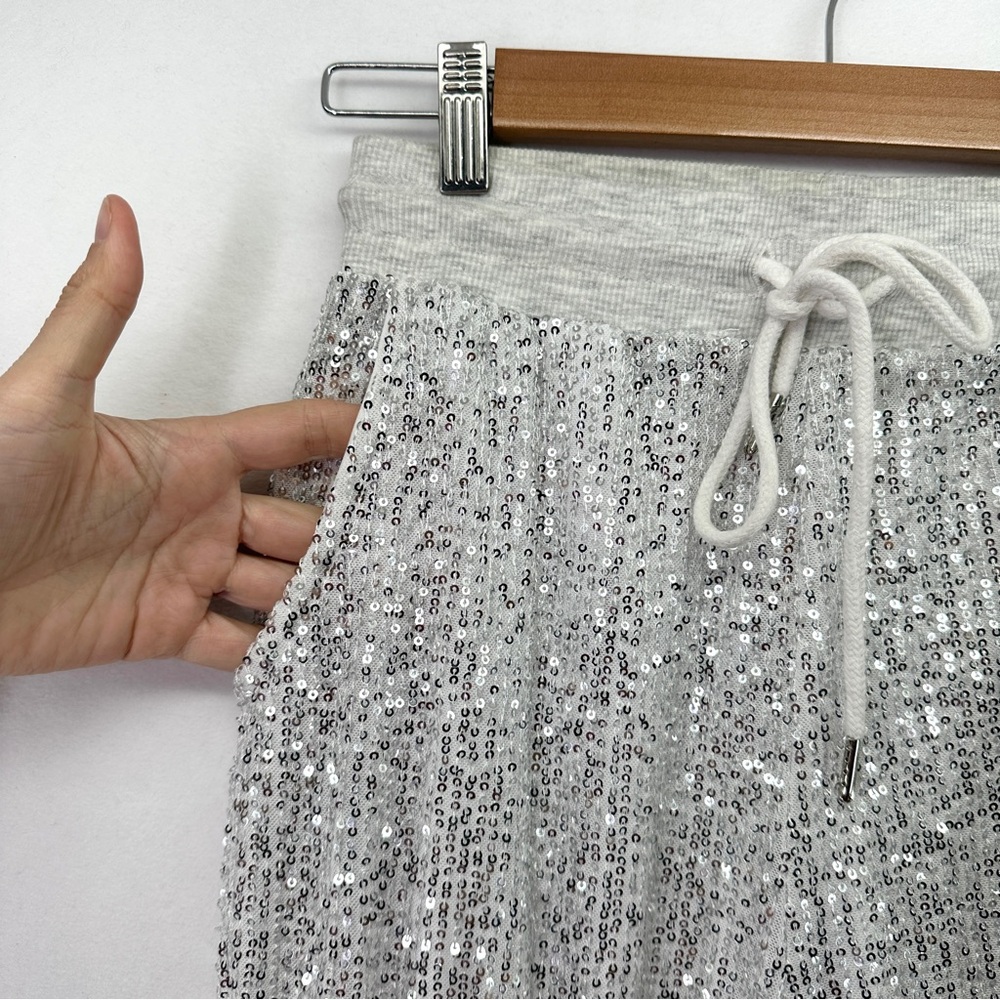 Judith March Full Sequin Jogger Pants Size Small - Picture 7 of 15